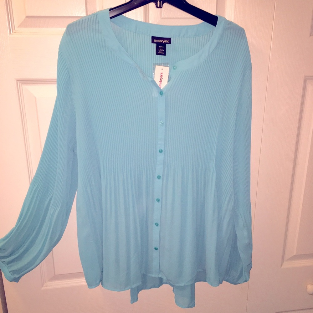 Light Blue Blouse NWT